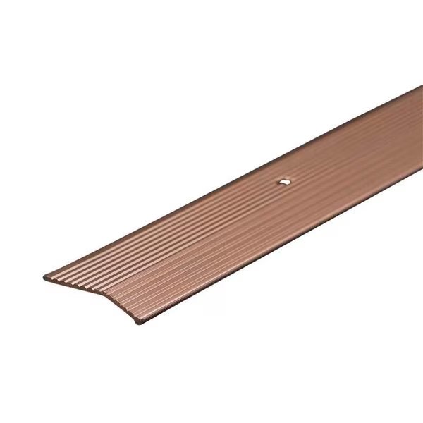 M-D 0.29 in. H X 72 in. L Anodized Pewter Silver Aluminum Carpet Trim, Tower Sealants, Mfr#: 43856